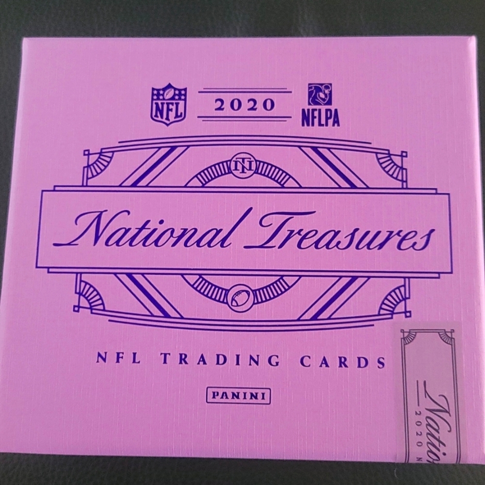 PANINI- National Treasures NFL Trading Cards BOX only 2020